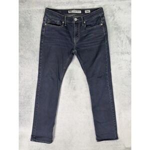 BKE Jeans Mens 31x34 Blue Dark Wash Denim Straight Low Rise Preppy Stretch